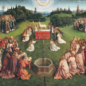 Adoración del Cordero Místico – Van Eyck