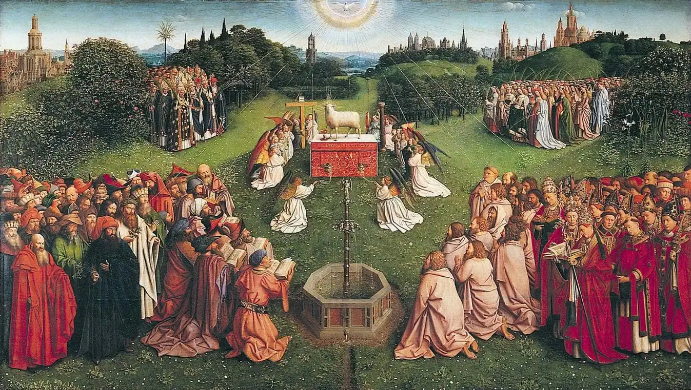 Adoración del Cordero Místico – Van Eyck