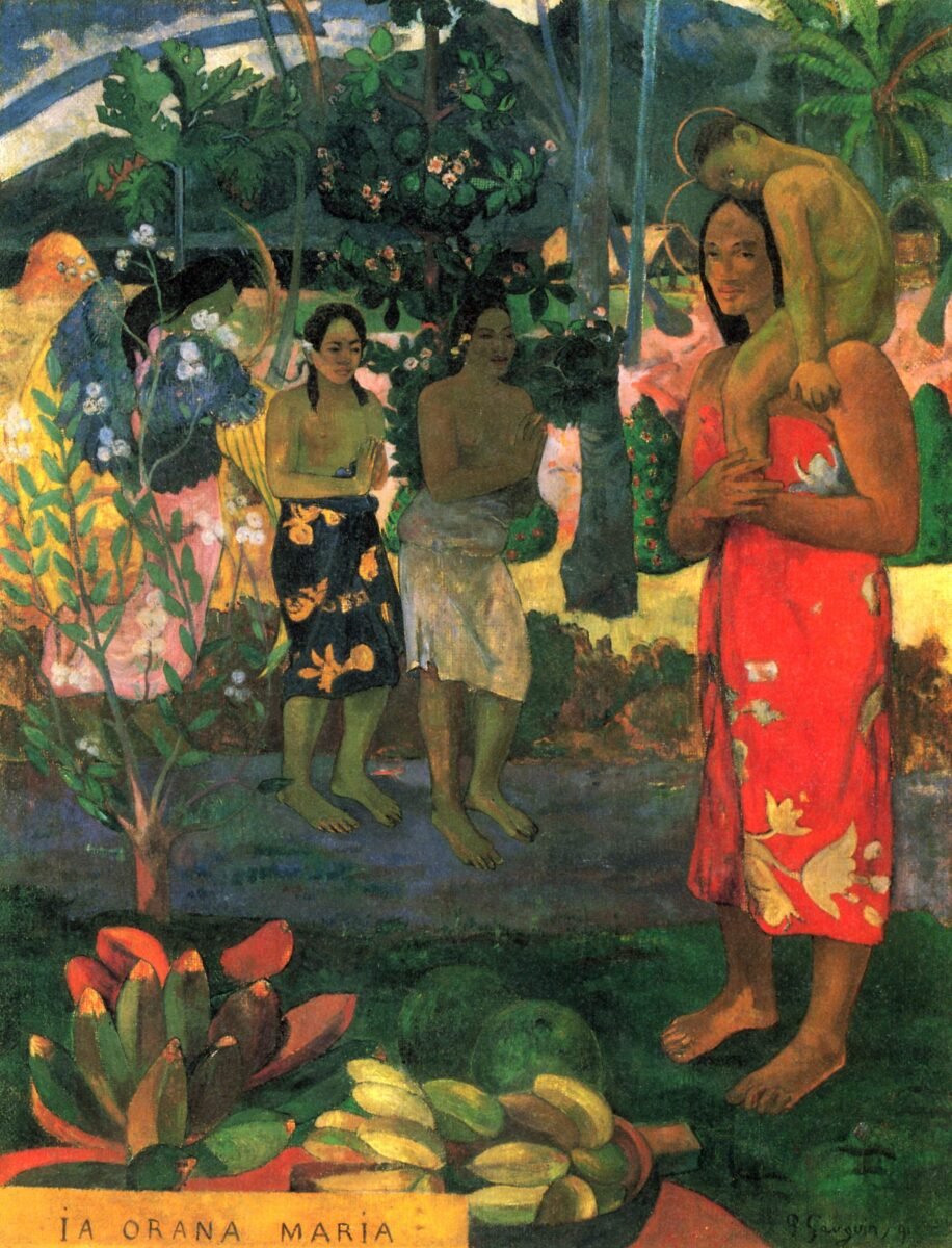 Top 100 obras maestras: 99_Orana María - Paul Gauguin