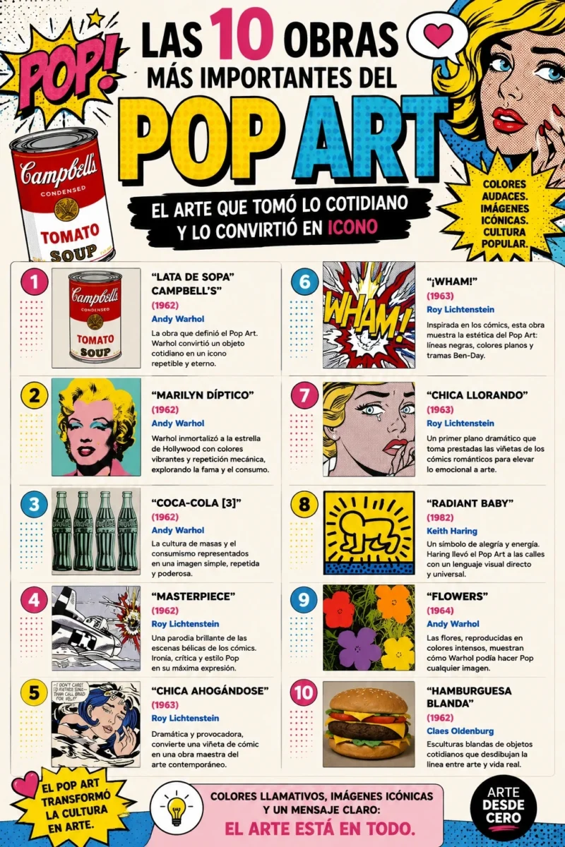 Las 10 obras mas importantes del PoP art
